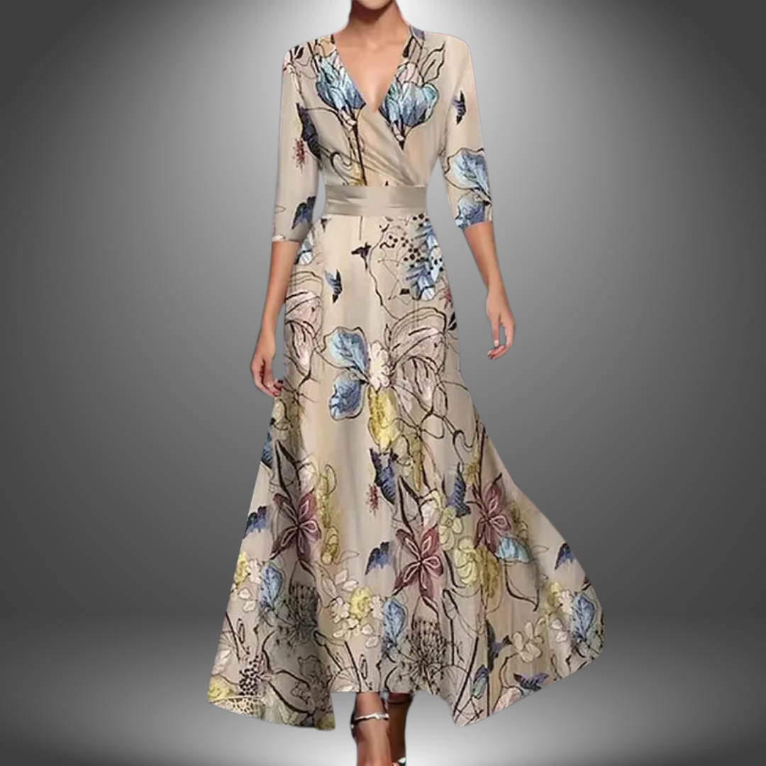 Ambre | Robe longue élégante