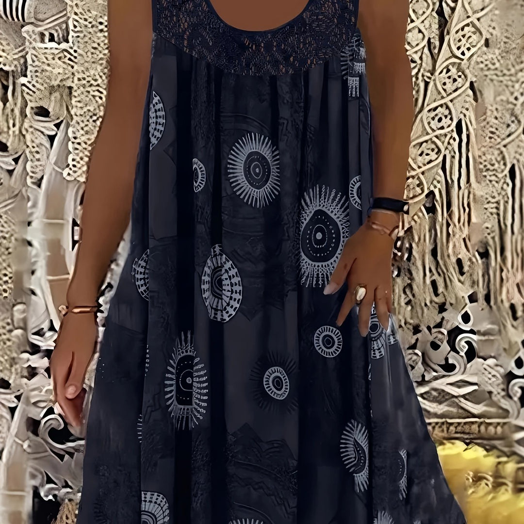 Fleur De Luxe - Robe Bohème Évasée