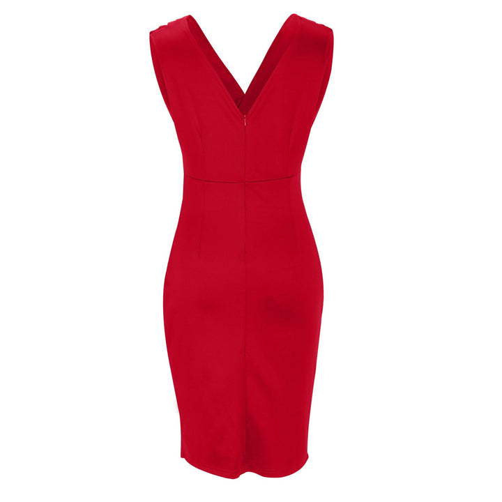 Fleur De Luxe | Robe Élégante Cintrée avec Décolleté en V