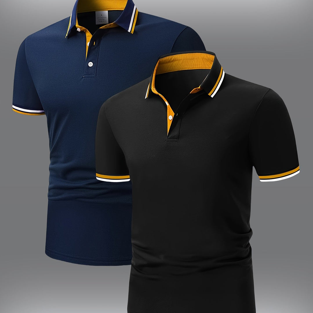 Fleur De Luxe - Pack de 2 Polos Homme