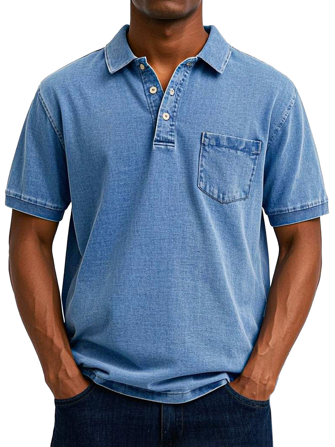 Fleur De Luxe  | Chemise Polo Vintage Décontractée pour Homme