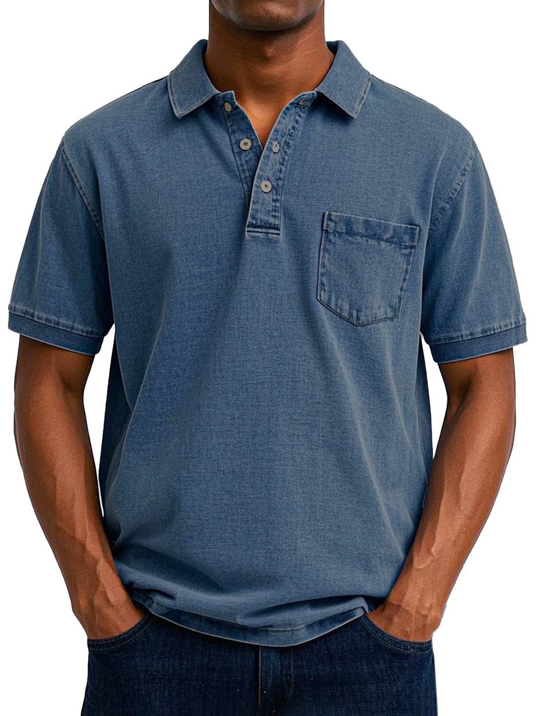 Fleur De Luxe  | Chemise Polo Vintage Décontractée pour Homme