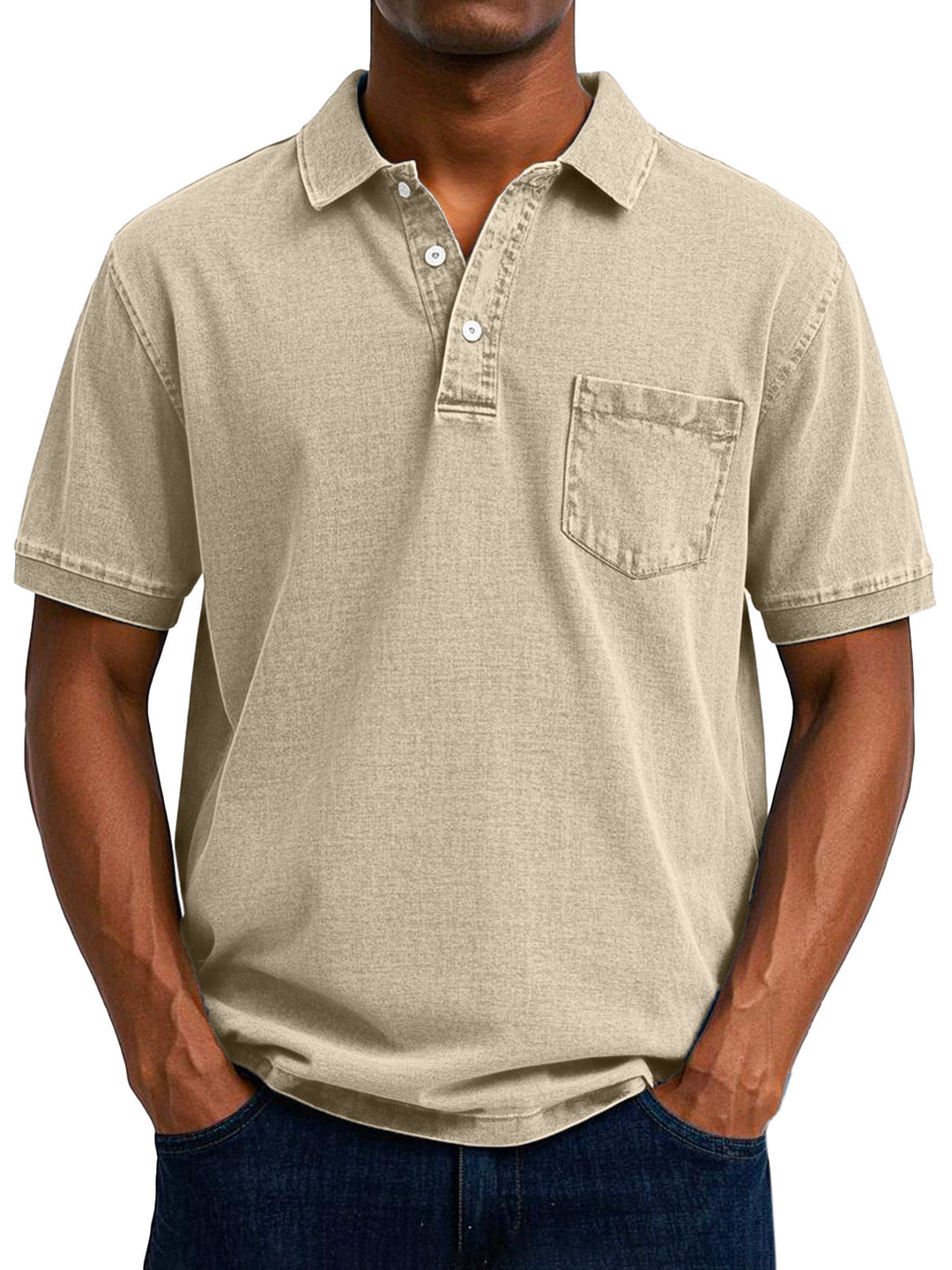 Fleur De Luxe  | Chemise Polo Vintage Décontractée pour Homme