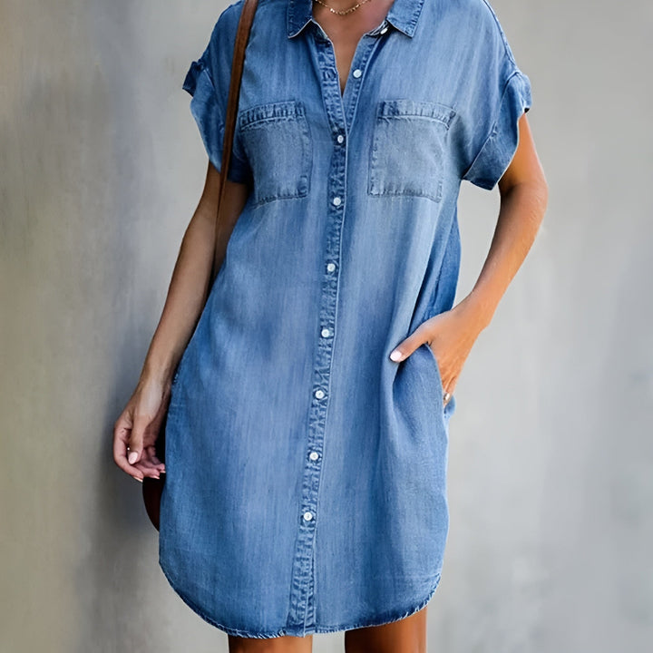 Diane™ | Robe chemise décontractée à boutons [1 ACHETÉ, 1 OFFERT]