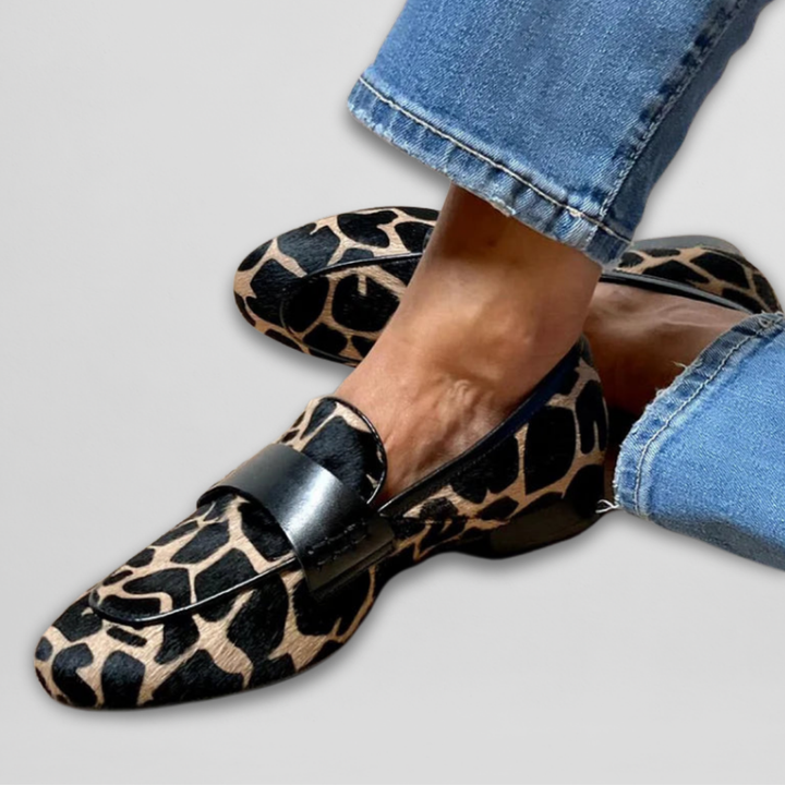Fleur De Luxe | Mocassins Imprimés Femme
