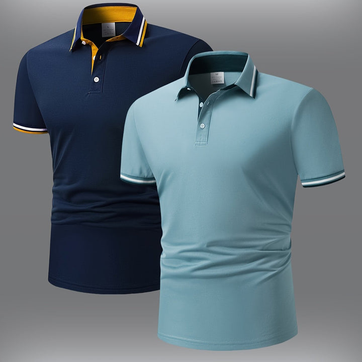 Fleur De Luxe - Pack de 2 Polos Homme