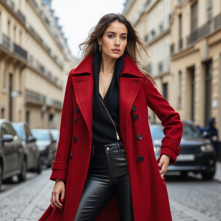 Catherine | Manteau trench double bouton Linda