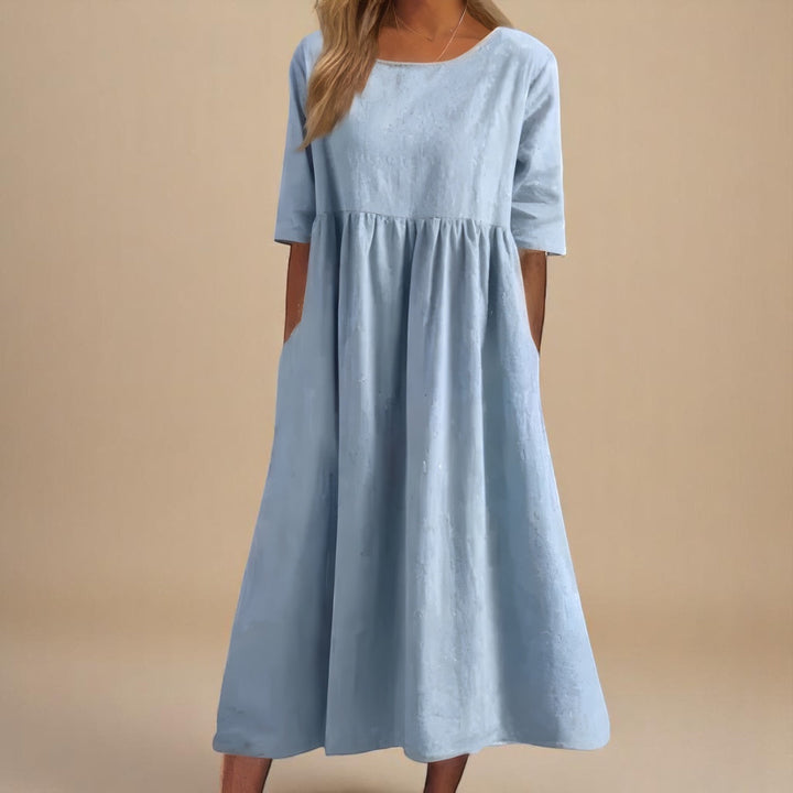 Fleur De Luxe - Robe Ample Mi-Longue