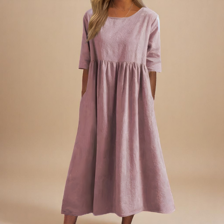 Fleur De Luxe - Robe Ample Mi-Longue
