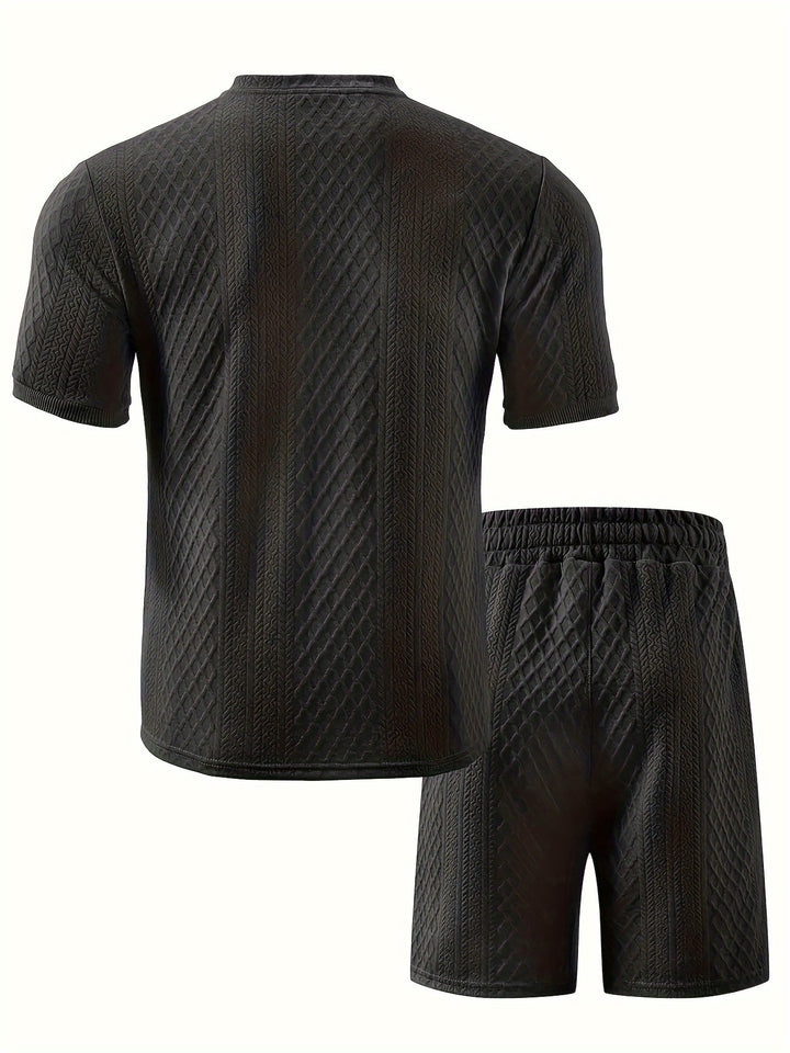 Fleur De Luxe - Ensemble Homme à Motif Texturé