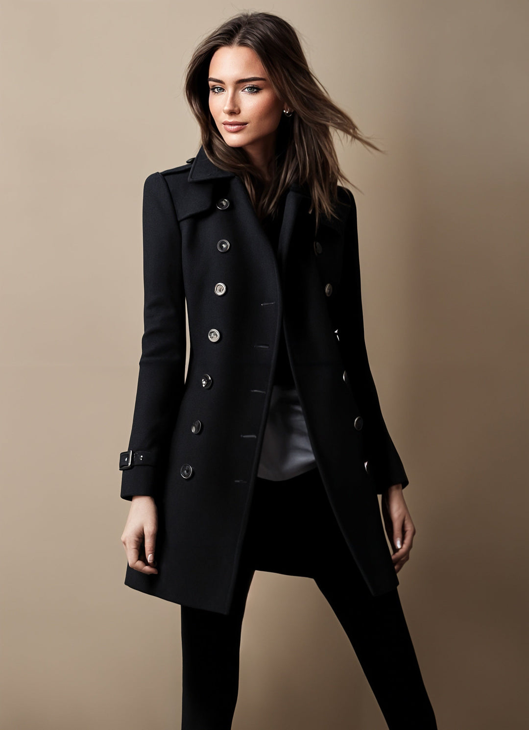 Catherine | Manteau trench double bouton Linda