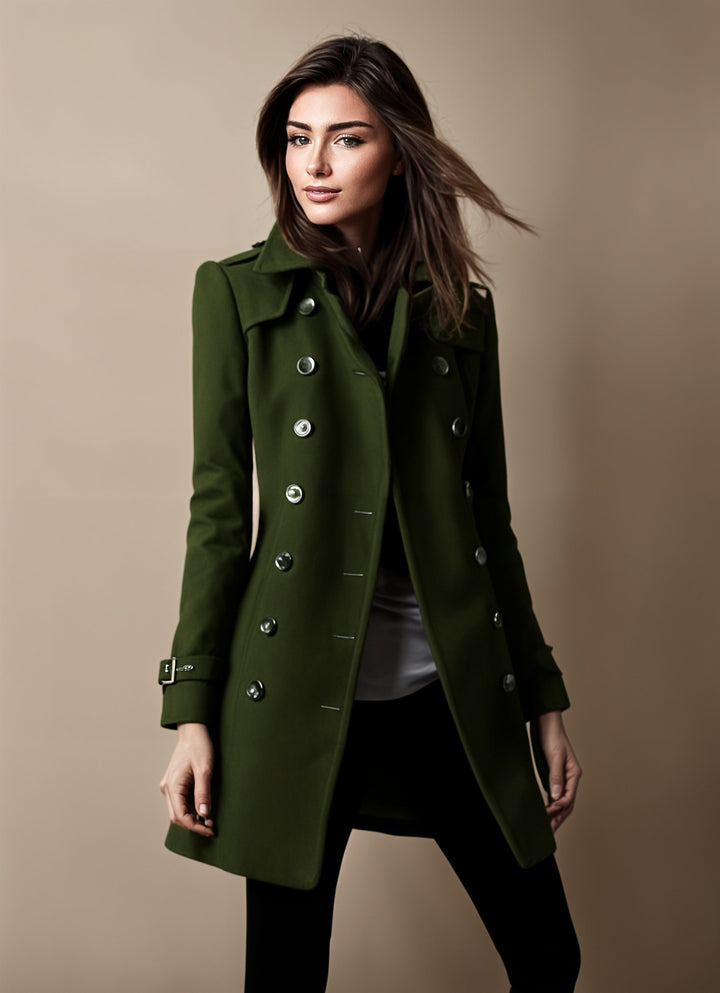 Catherine | Manteau trench double bouton Linda