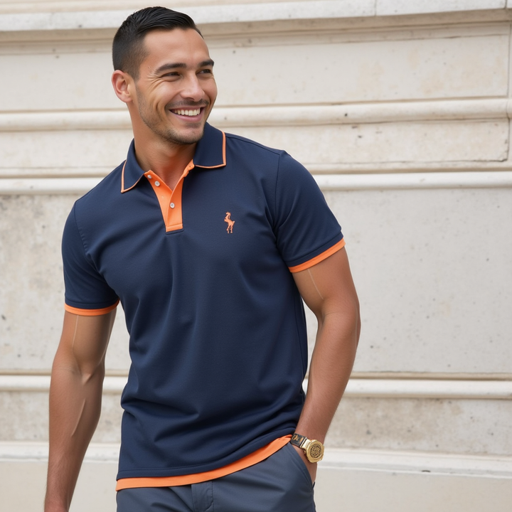 Fleur De Luxe - Polo Bicolore Homme