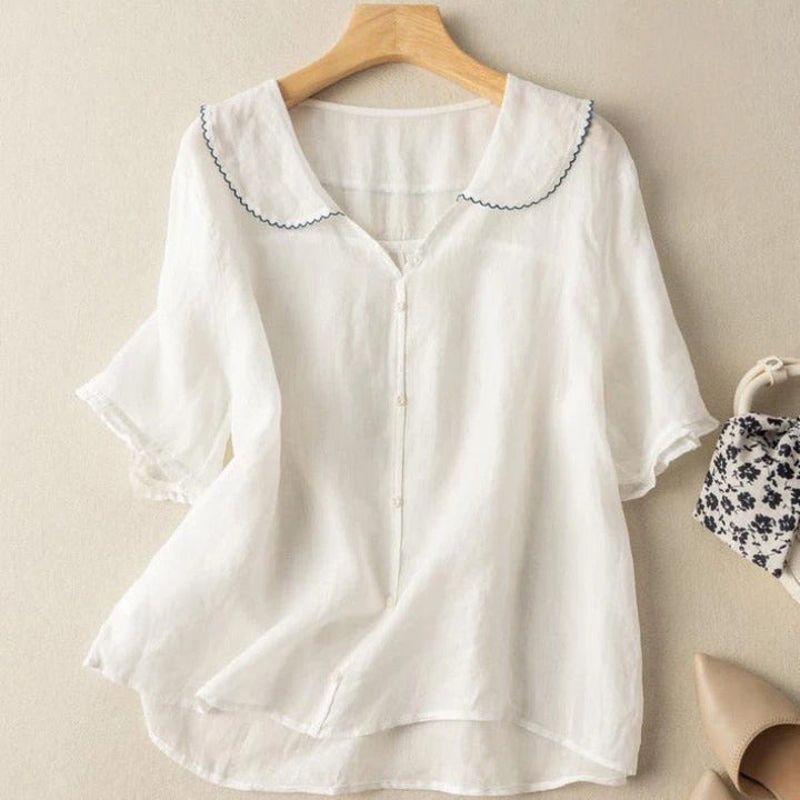 Fleur De Luxe | Blouse en lin aérien