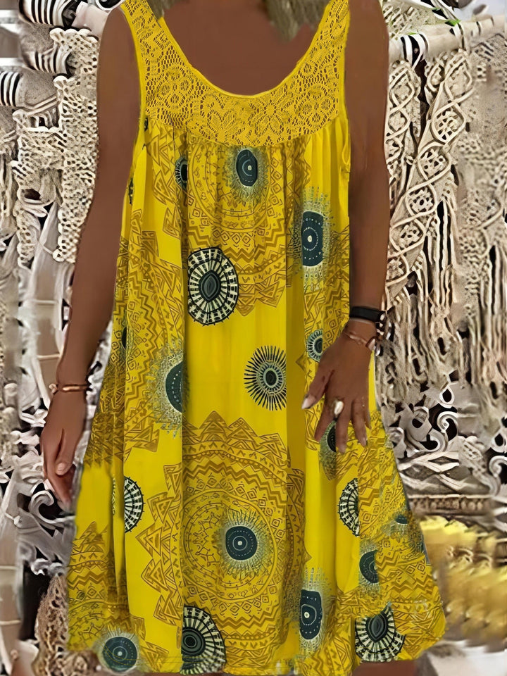 Fleur De Luxe - Robe Bohème Évasée