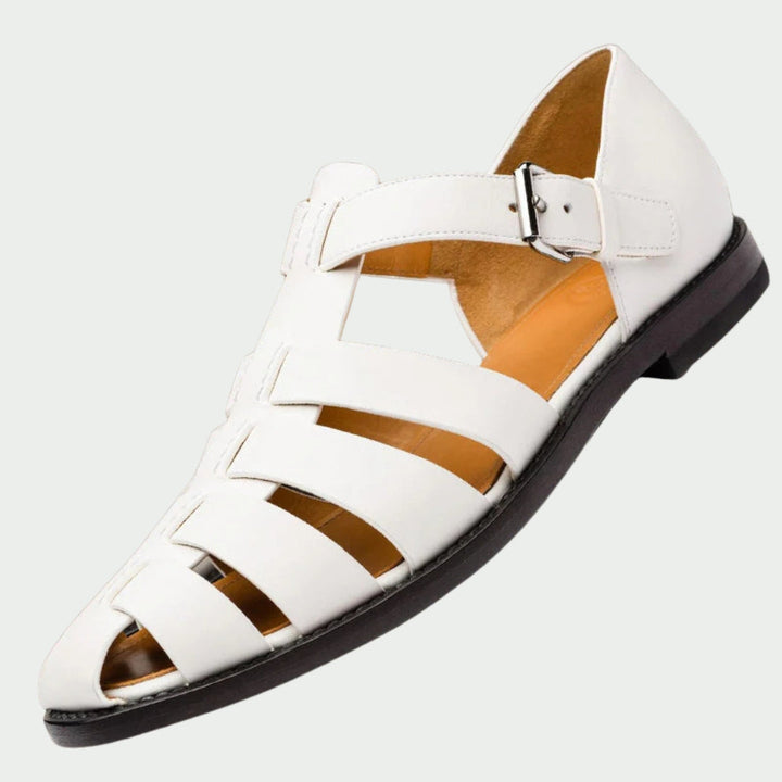 Fleur De Luxe - Sandales Tressées Homme Cuir