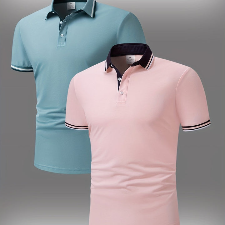 Fleur De Luxe - Pack de 2 Polos Homme