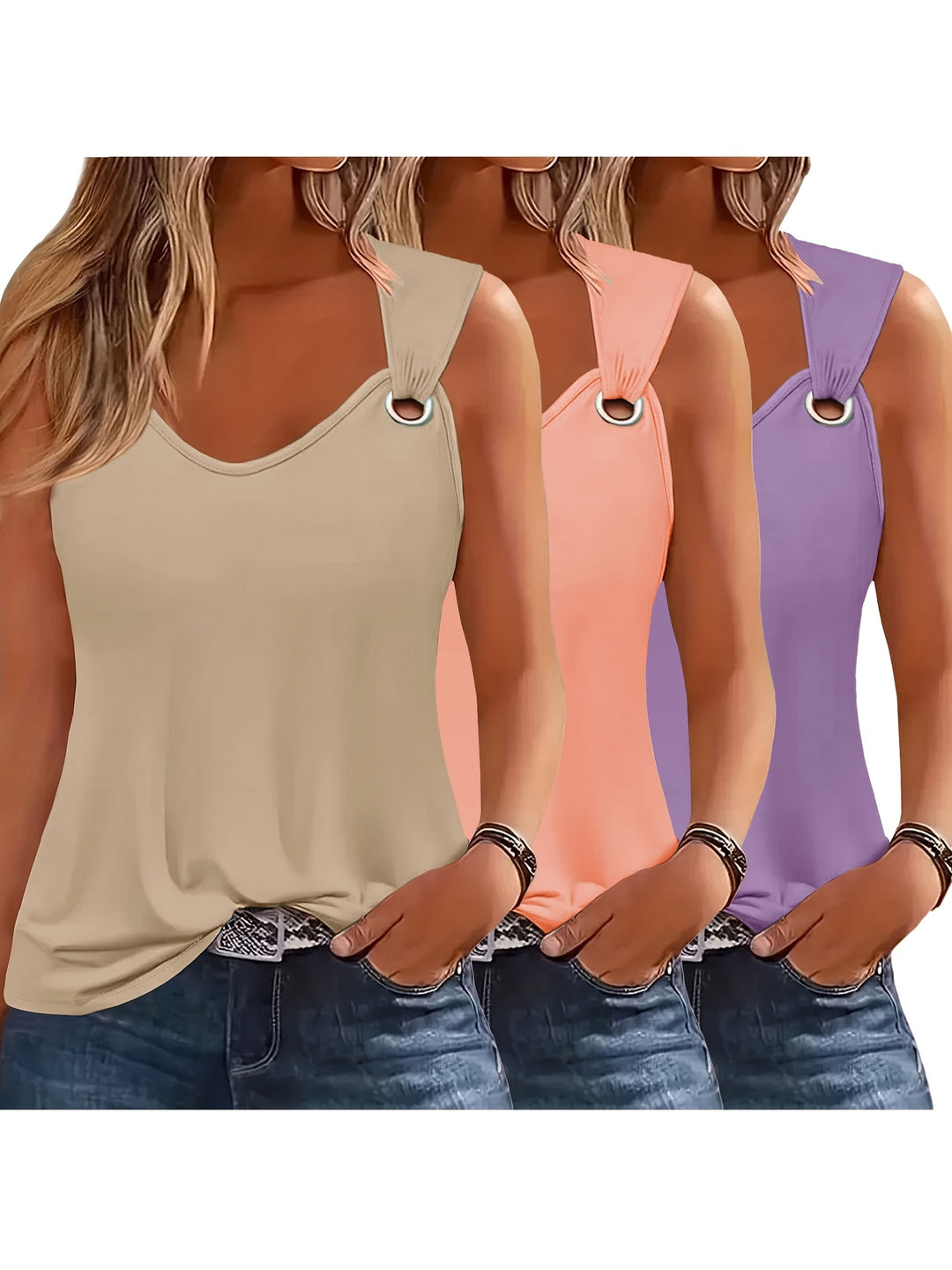 Fleur De Luxe - Robe Ample Mi-Longue (3 pièces)