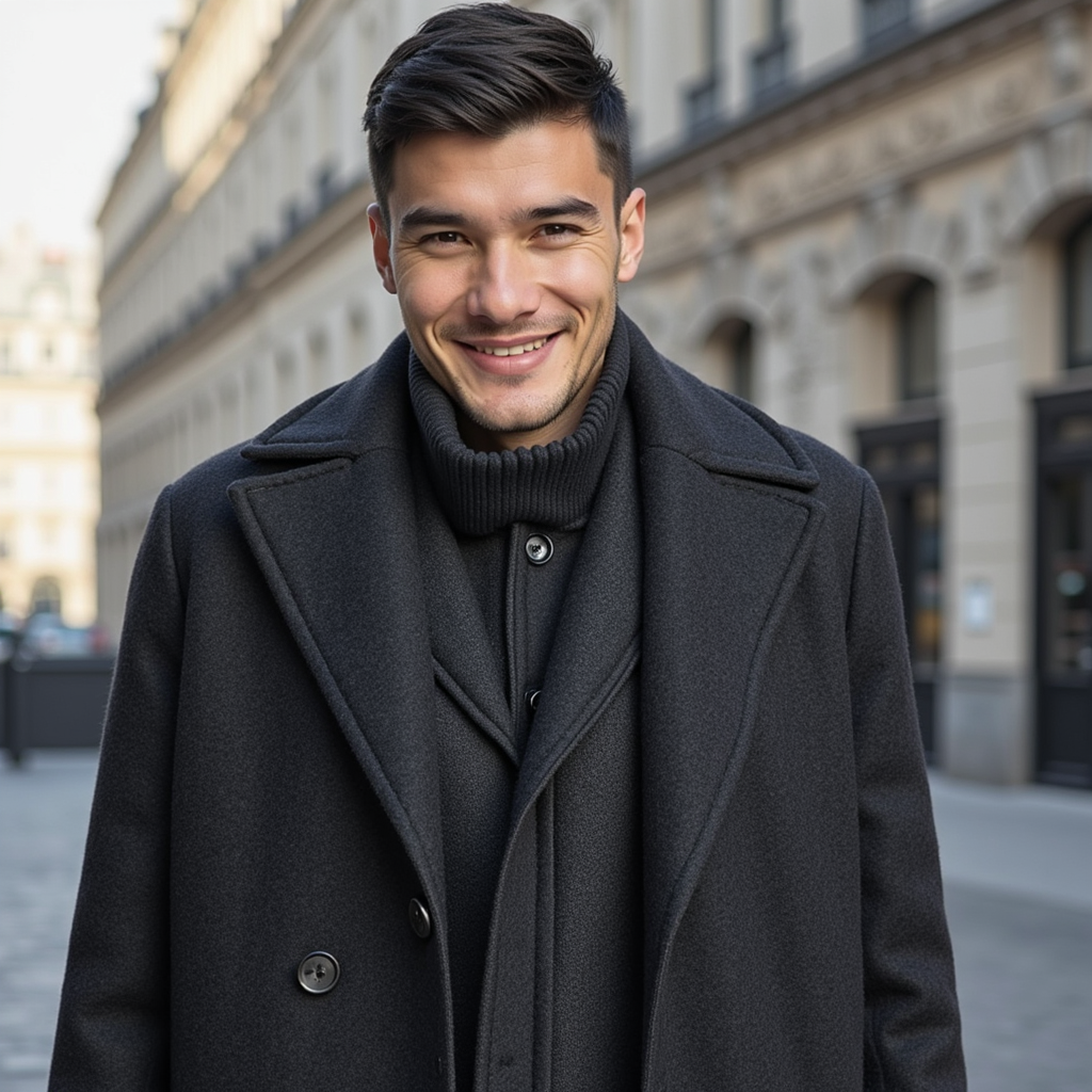 FLORENT | Manteau Long en Laine