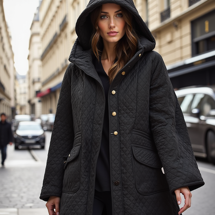 Monique | Veste Boutonnée Chaude