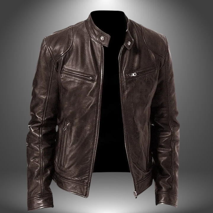 Fleur De Luxe | Veste en cuir artisanal pour homme