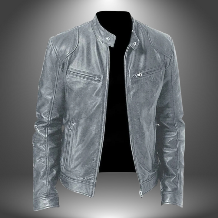 Fleur De Luxe | Veste en cuir artisanal pour homme