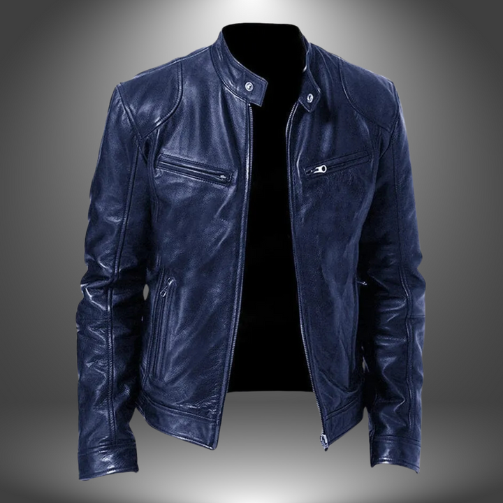Fleur De Luxe | Veste en cuir artisanal pour homme