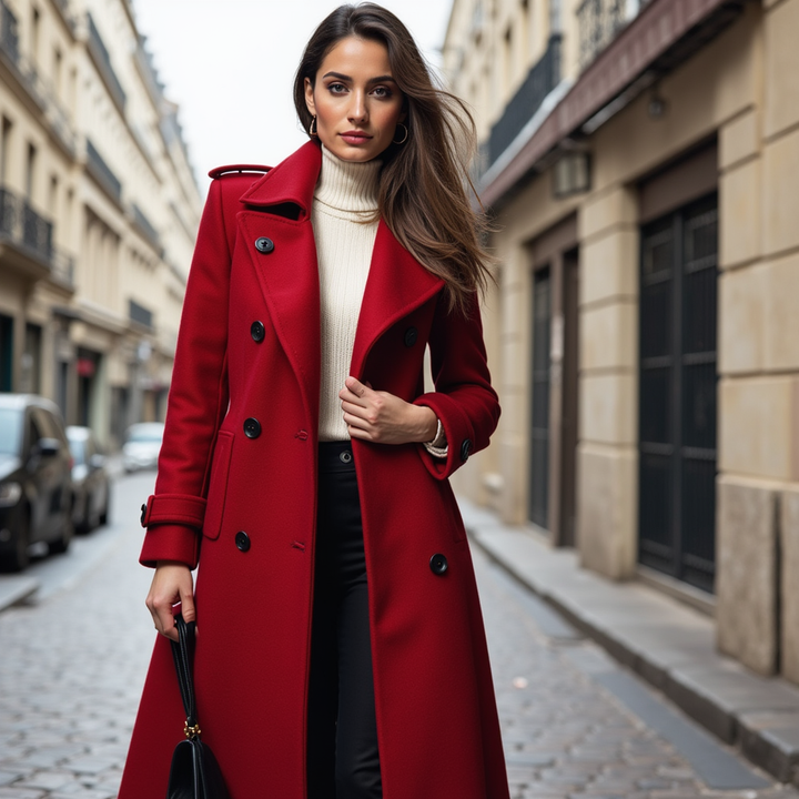 Catherine | Manteau trench double bouton Linda