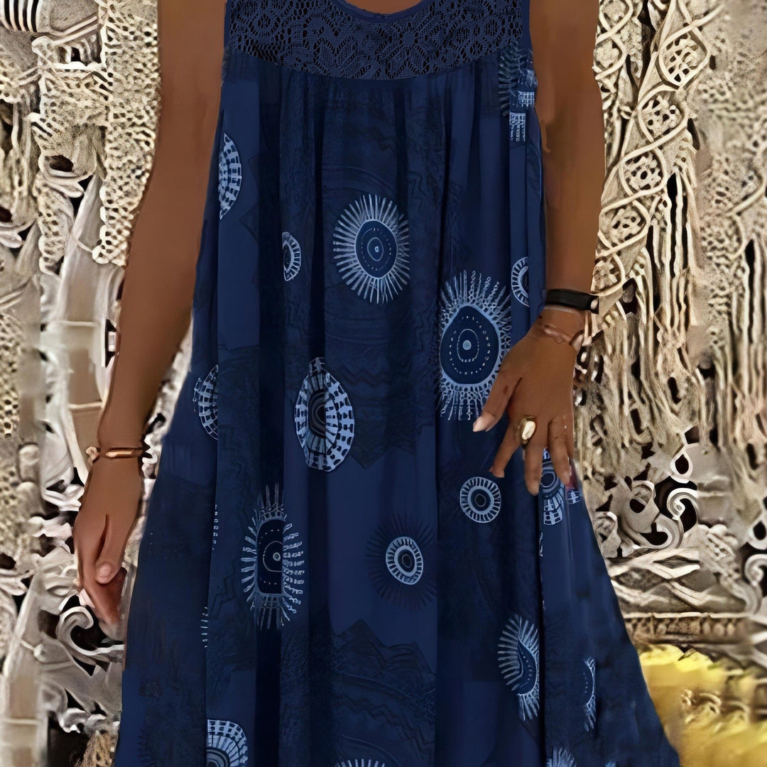Fleur De Luxe - Robe Bohème Évasée