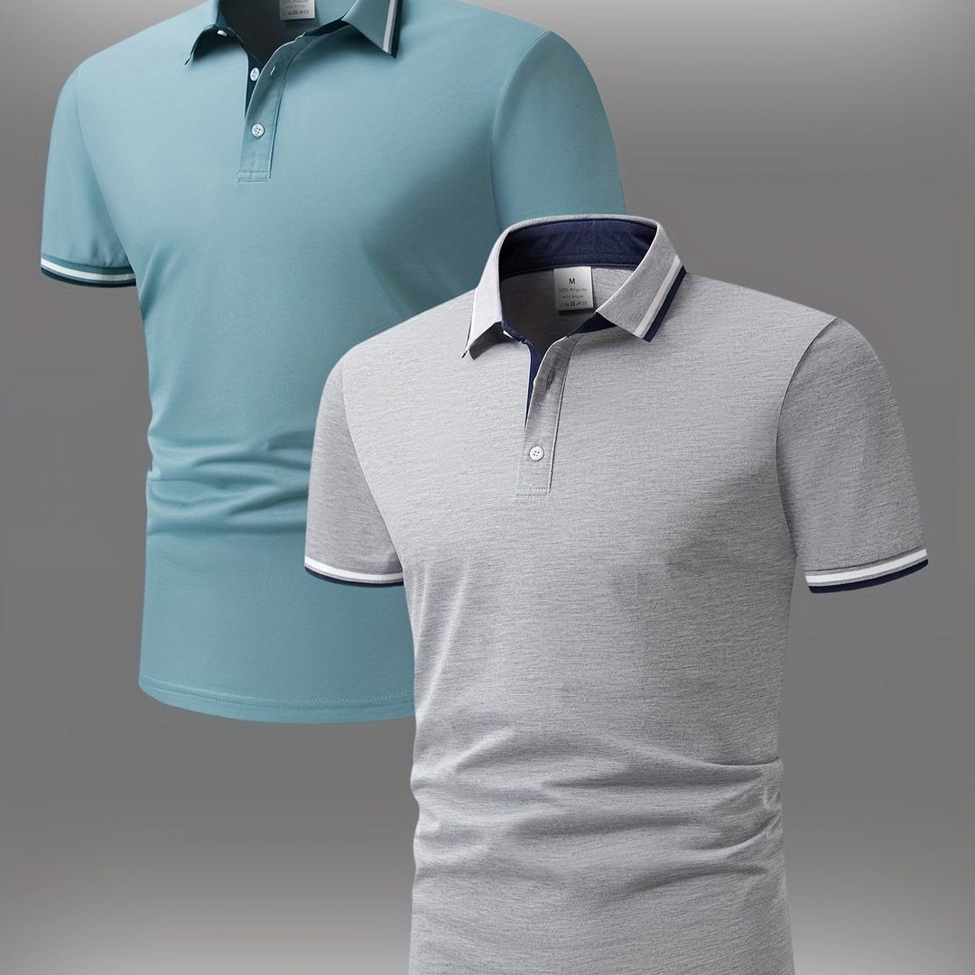 Fleur De Luxe - Pack de 2 Polos Homme