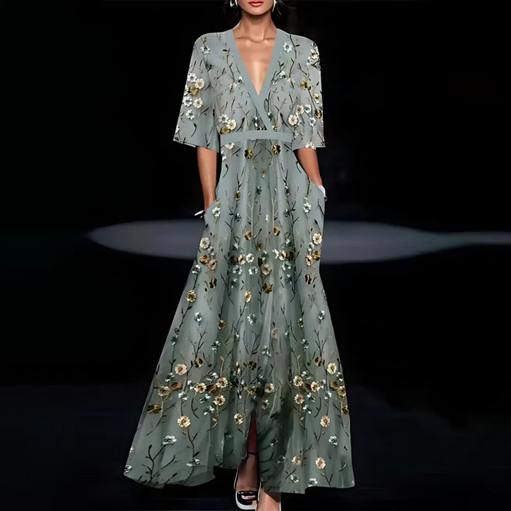 Lorraine | Robe à imprimé floral