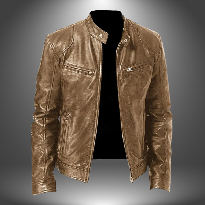 Fleur De Luxe | Veste en cuir artisanal pour homme