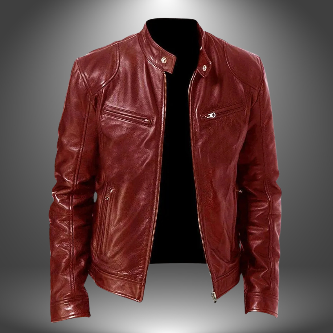 Fleur De Luxe | Veste en cuir artisanal pour homme