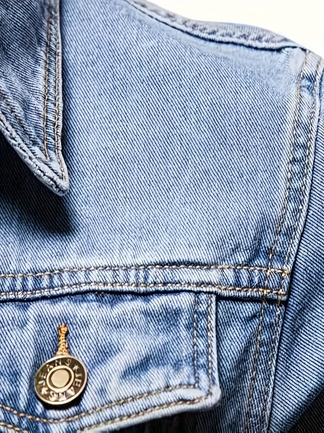 Fleur De Luxe - Veste en Jean Classique pour Homme