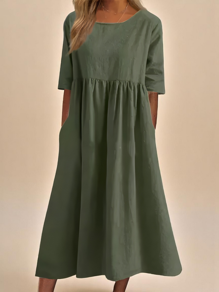 Fleur De Luxe - Robe Ample Mi-Longue