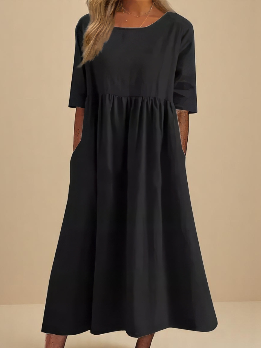 Fleur De Luxe - Robe Ample Mi-Longue