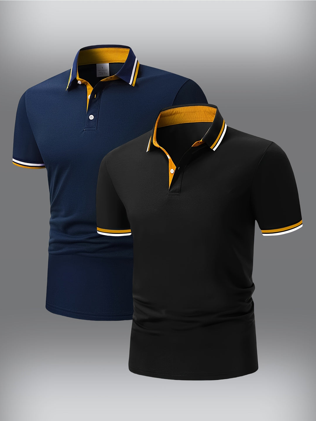 Fleur De Luxe - Pack de 2 Polos Homme