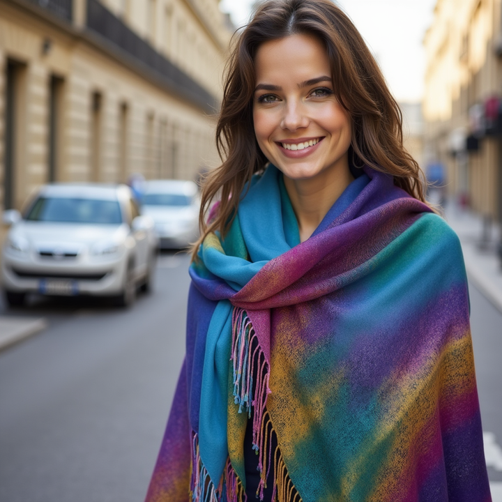 Janan - Écharpe en cachemire luxueusement douce