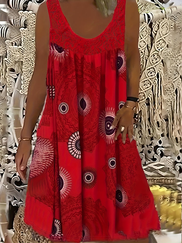 Fleur De Luxe - Robe Bohème Évasée