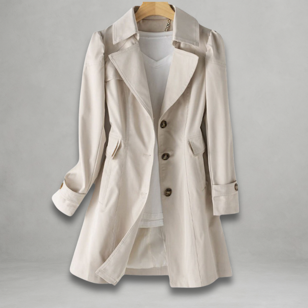Fleur De Luxe - Trench Élégant Femme