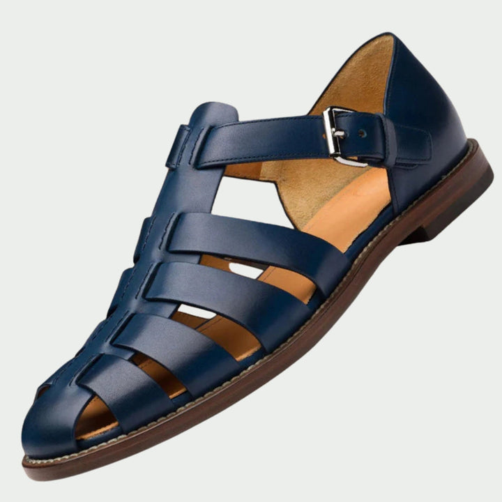 Fleur De Luxe - Sandales Tressées Homme Cuir
