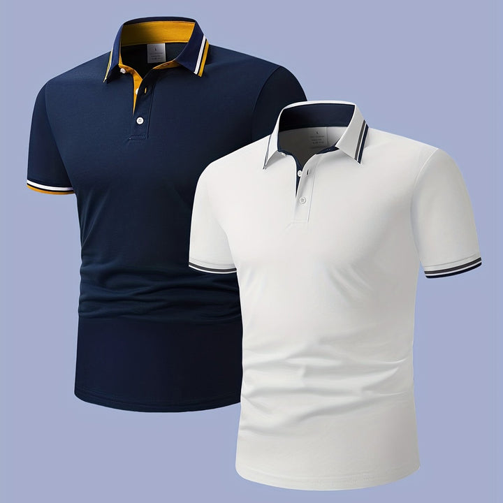 Fleur De Luxe - Pack de 2 Polos Homme