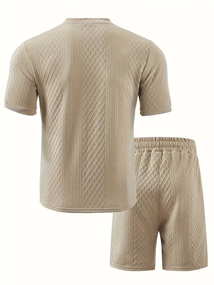 Fleur De Luxe - Ensemble Homme à Motif Texturé