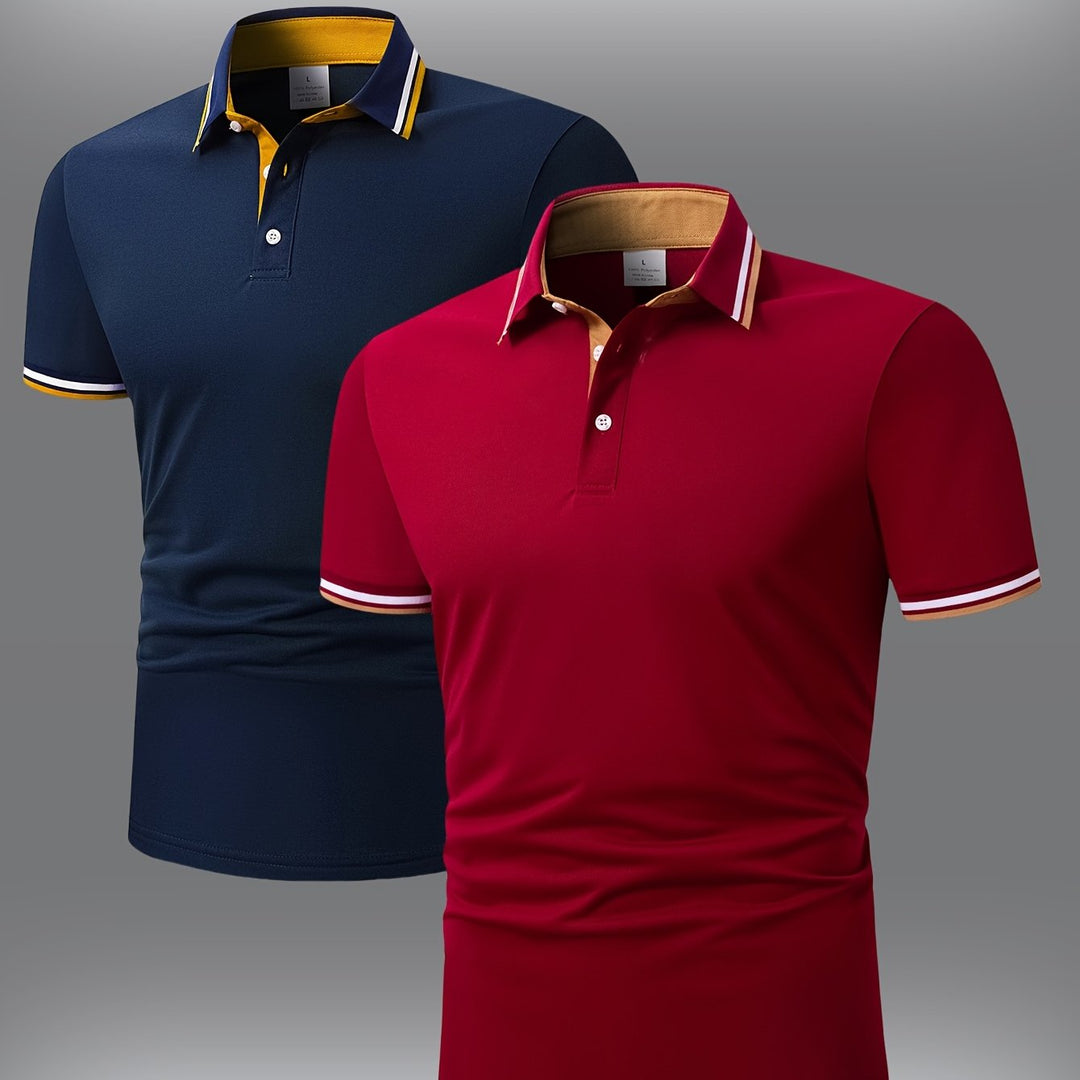 Fleur De Luxe - Pack de 2 Polos Homme