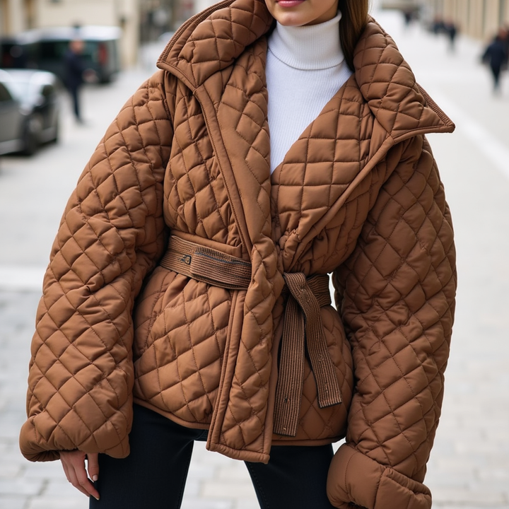 Françoise | Manteau Matelassé Élégant