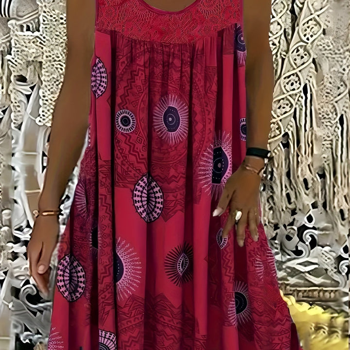 Fleur De Luxe - Robe Bohème Évasée