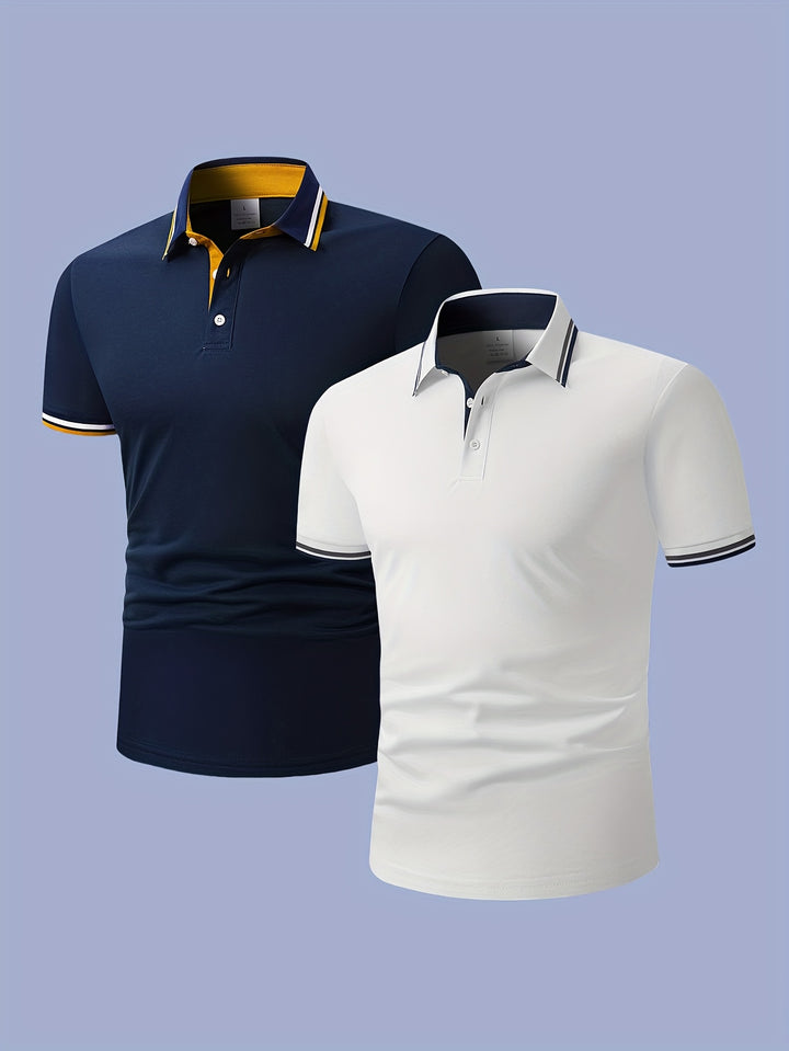 Fleur De Luxe - Pack de 2 Polos Homme