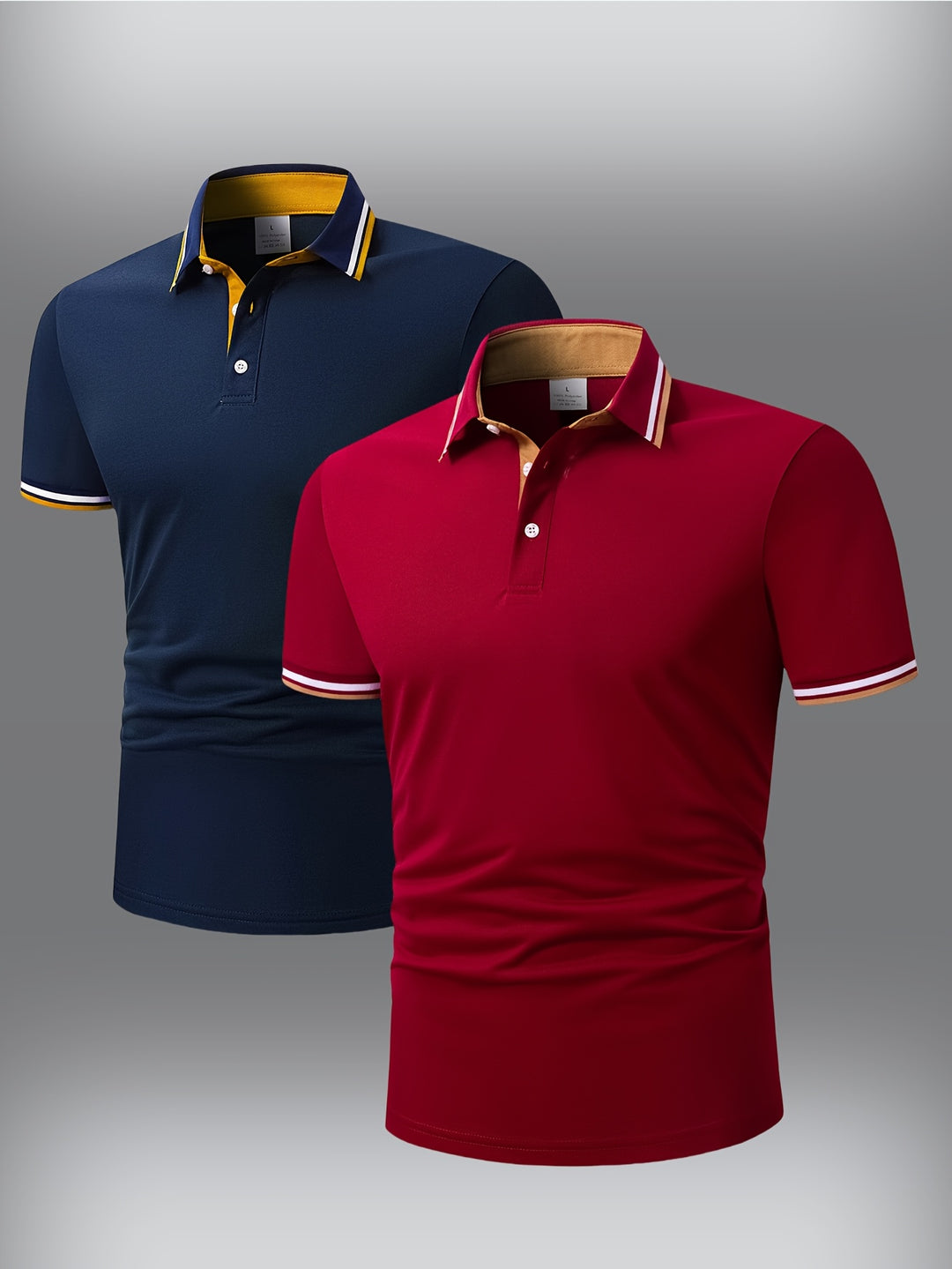 Fleur De Luxe - Pack de 2 Polos Homme