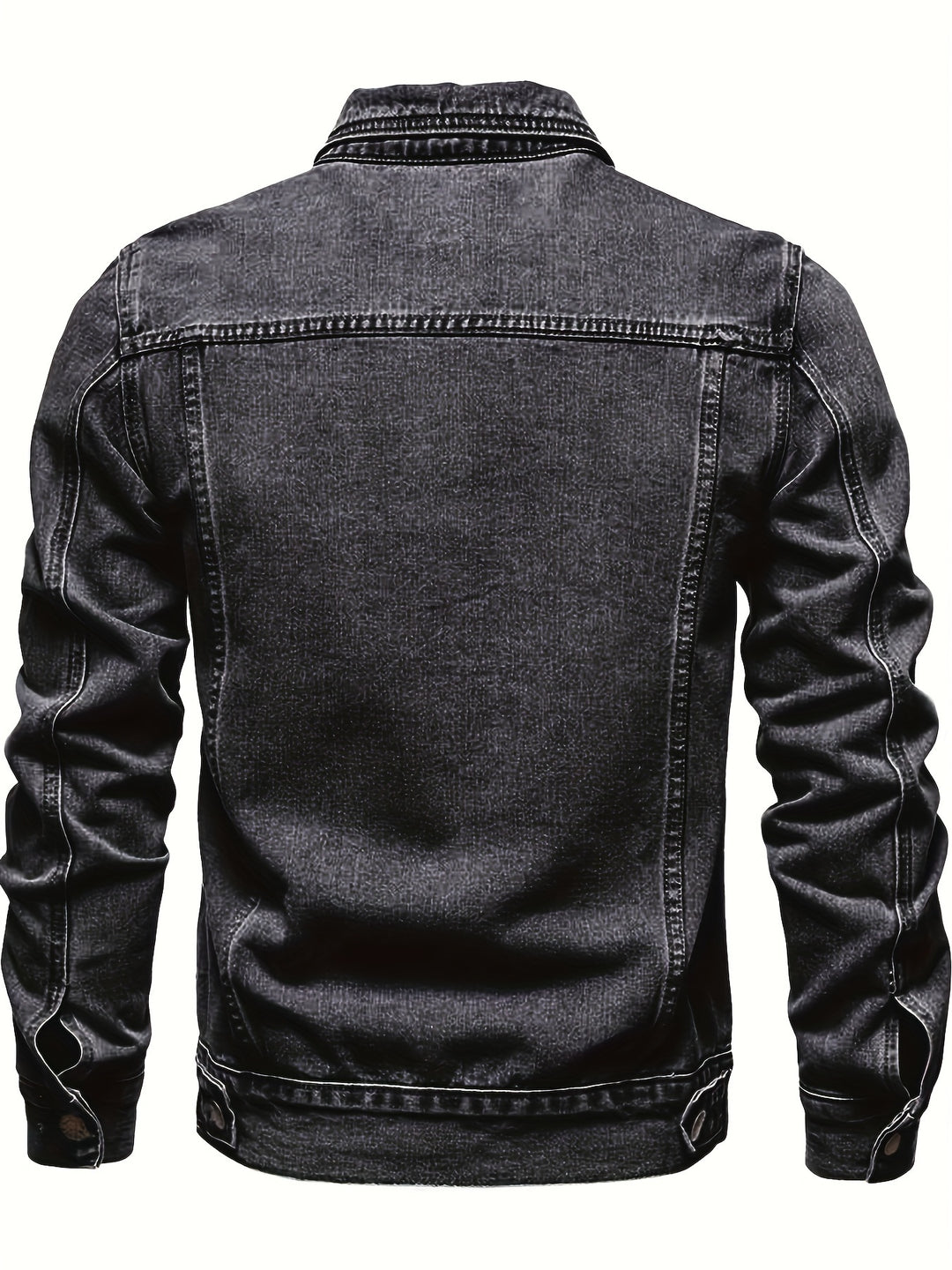 Fleur De Luxe - Veste en Jean Classique pour Homme