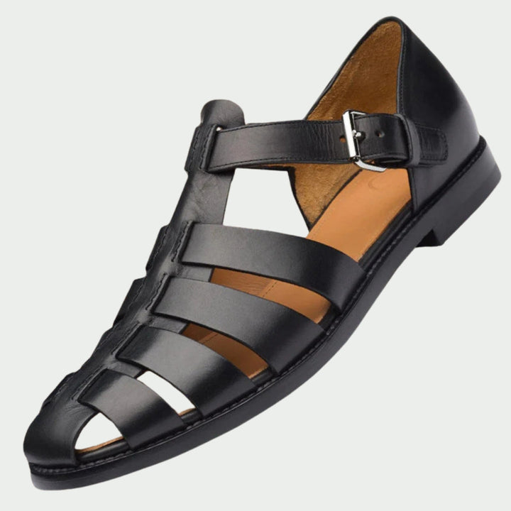 Fleur De Luxe - Sandales Tressées Homme Cuir